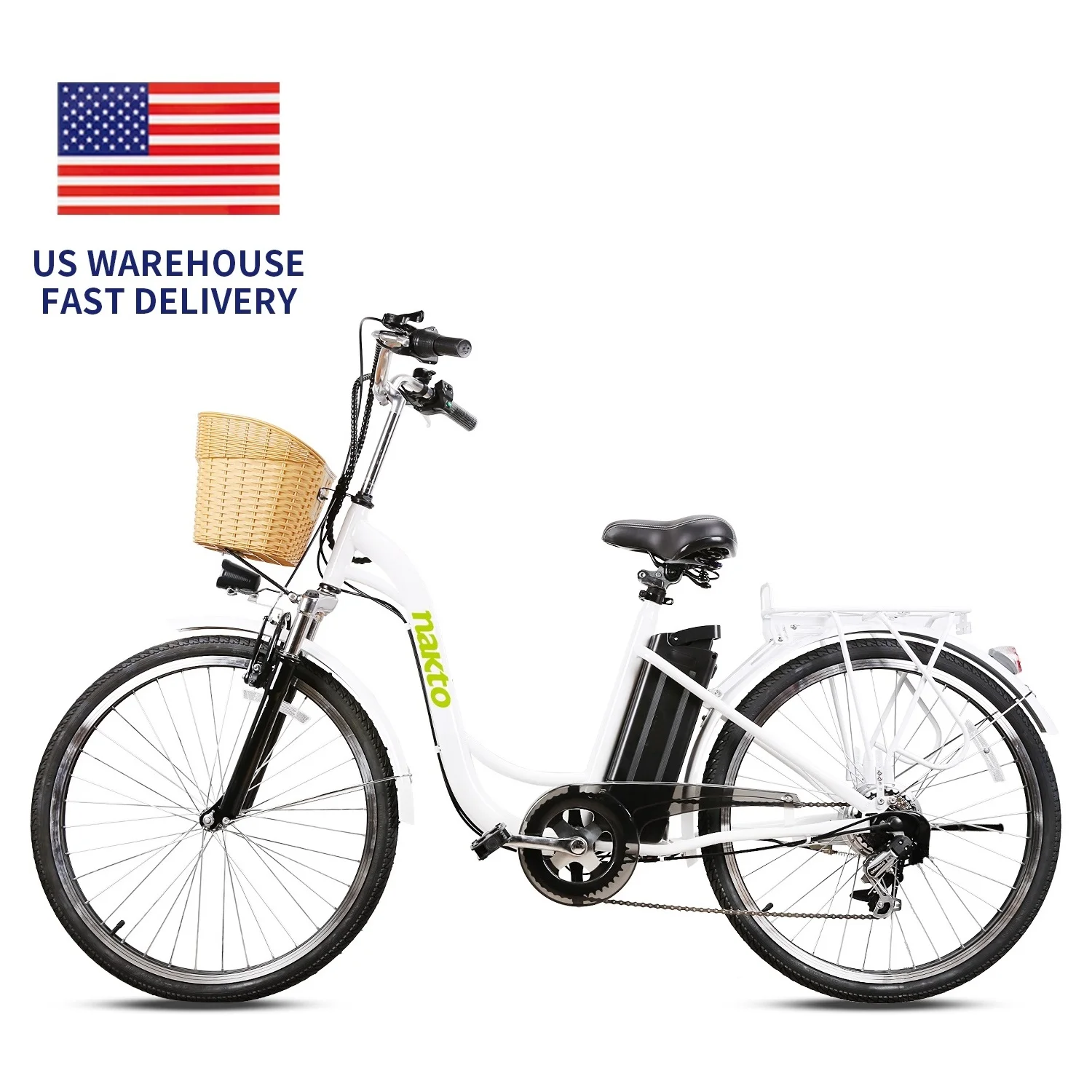 36v 350w Nakto Electric City Bike 