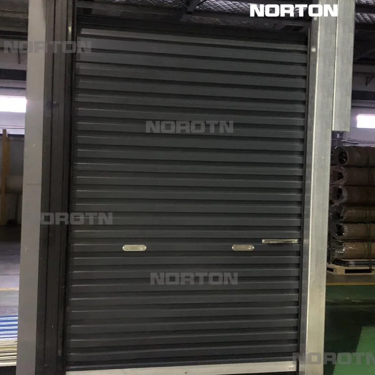 product china luxury steel roller shutter modern anti theft manual roll up door luxury garage warehouse safe color steel plate-56