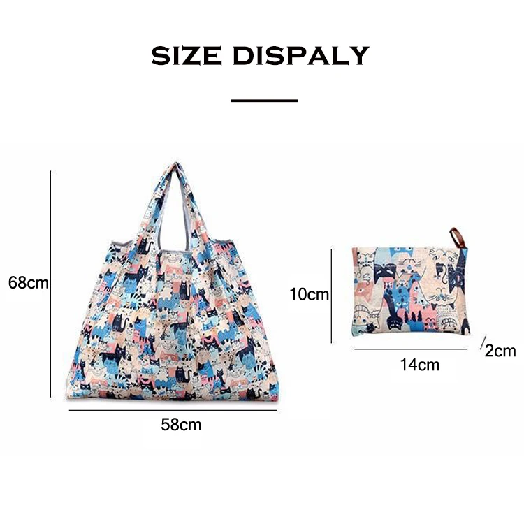 reusable expandable tote bag