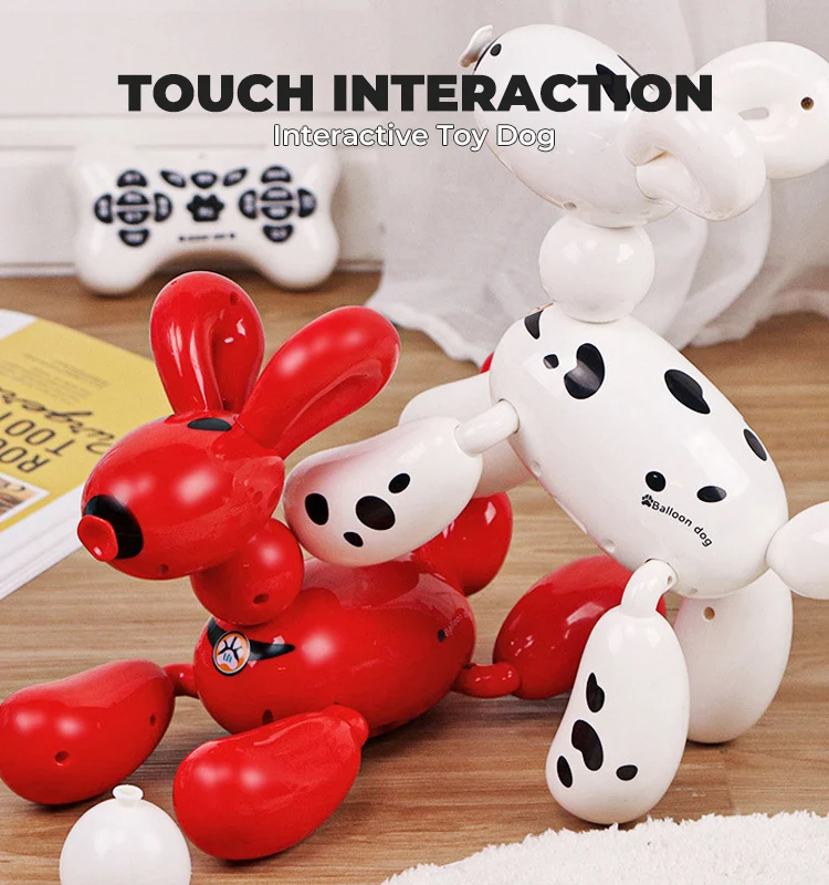 Intelligent Toy Robots Technology Kids Educational Interactive Remote Control Balloon Dog Programming RC Robot Toys