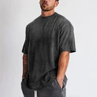 Cotton Shirt Tshirt Loose Wholesale Men Blank T-shirt Custom Quality Cotton Loose Drop Shoulder Oversized T Shirt