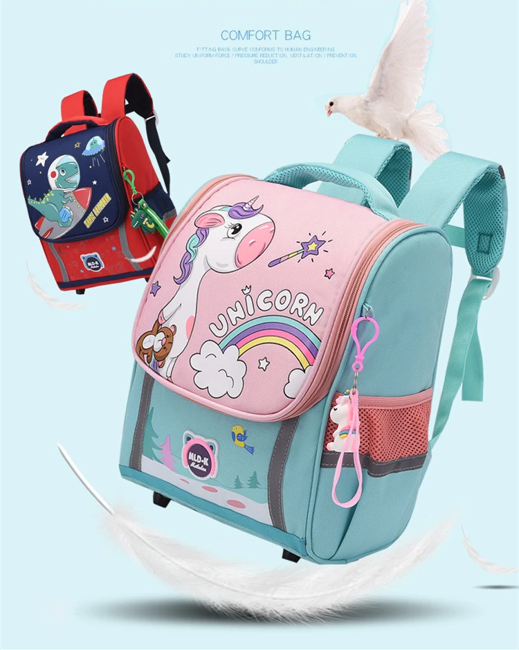 Children Backpacks for Pupils Girls Lightweight Waterproof School Bags Child Orthopedics Schoolbags