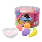 funny fruit shaped candy sour powder candy halal sweets