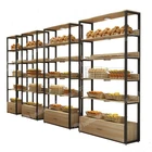Bread Display HEDA Modern Shopping Mall Bakery Furniture Wood Bread Display Stand For Store