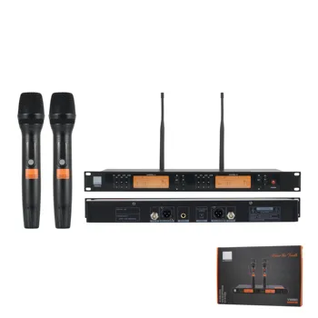 Hot Selling 2-Channel UHF Wireless Microphone With Low Price