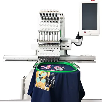 Embro Ninjas Single Head Computerized Long Service Life New Hot Selling Core Motor Bearing Components Sewing Embroidery Machine