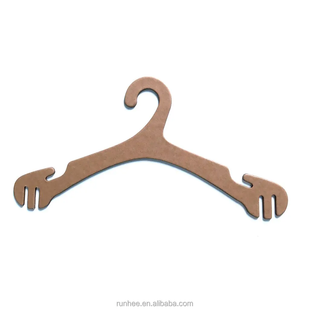 Biodegradable Paper Hangers with 1.5mm 2mm 2.5mm Thickness for Eco-Friendly Underwear Display