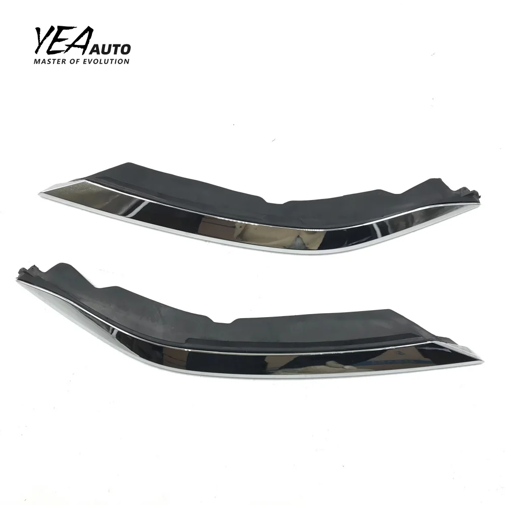 product car headlight trim strips for vw for volkswagon for passat decorative strips head light bright chrome strips-4