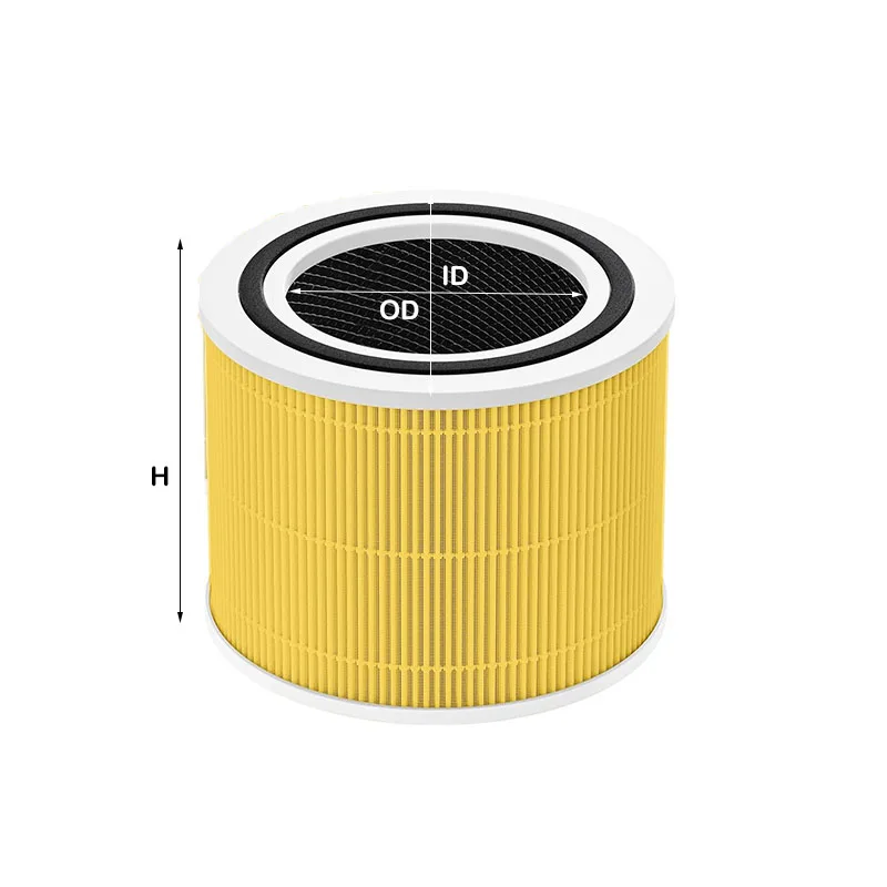 product china custom h11 h12 h13 h14 true hepa activated carbon filter for air purifier vacuum cleaner air condition furnace filter-1