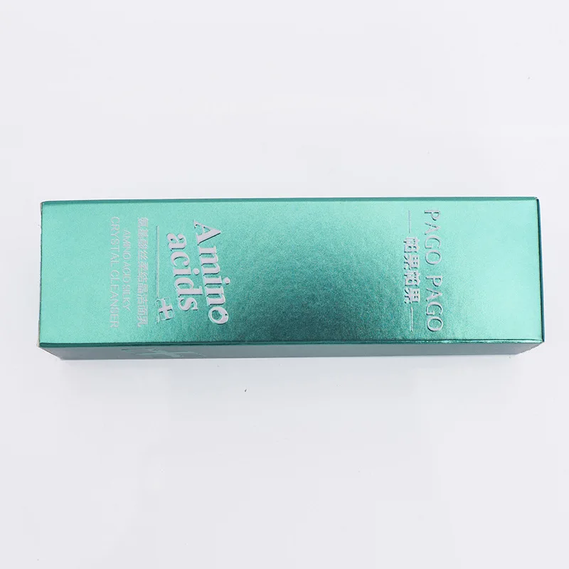 Premium Custom Skincare Box Embossed Silver Foil Paper Spot UV Printing Recyclable Cosmetic Gift Bottle Jar Packaging