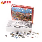 Creat Personalized 1000 Pieces Puzzle Games For Sale Custom Photo Maps Puzzles From Pictures For Grown Ups
