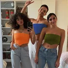 Vest Sweater Vest 2021 New Lady's Crochet Halter Sexy Off Shoulder Sleeveless Crop Sweater Vest