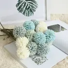 Chrysanthemum Wedding Decoration 5 Heads Daisy Colorful Artificial Ball Chrysanthemum For Outdoor Layout