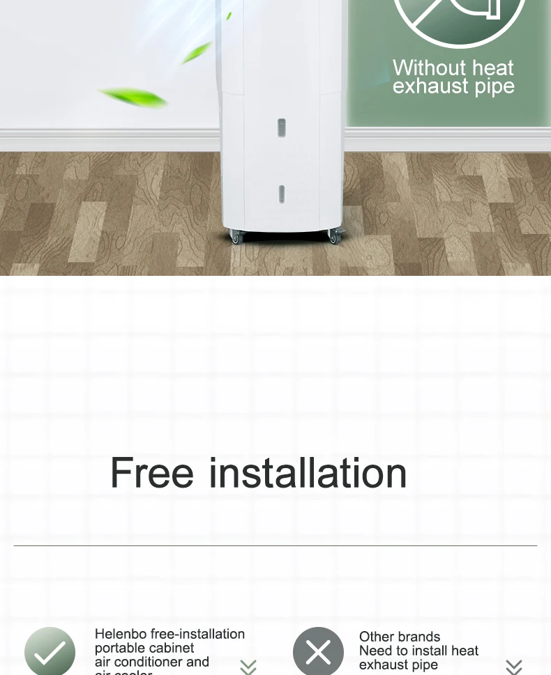 Evaporative Air Cooler, Portable, 220, 9000 - detail 18