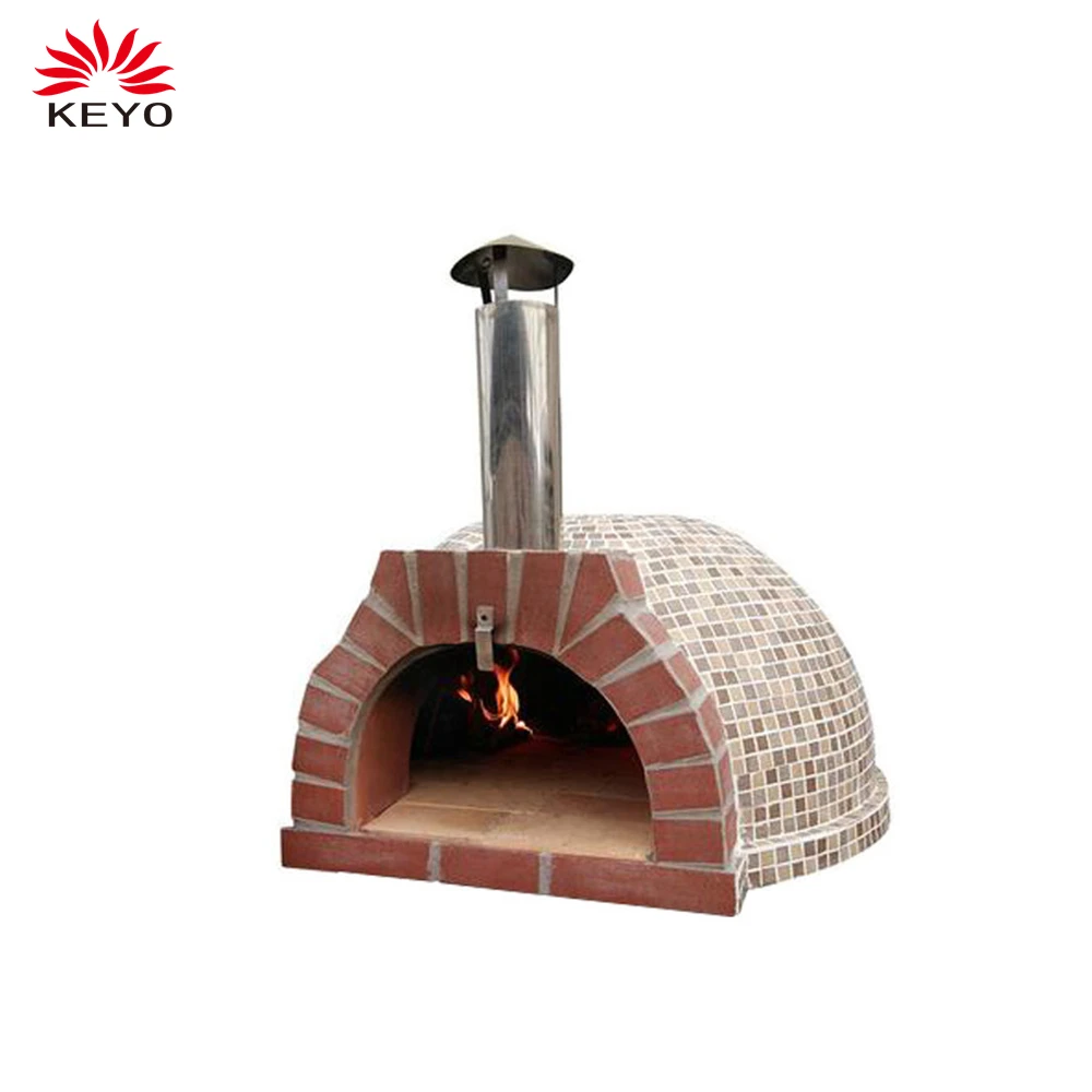 Italianstyle Woodfired Pizza Oven Charcoal Gas Brick Barbecue Oven