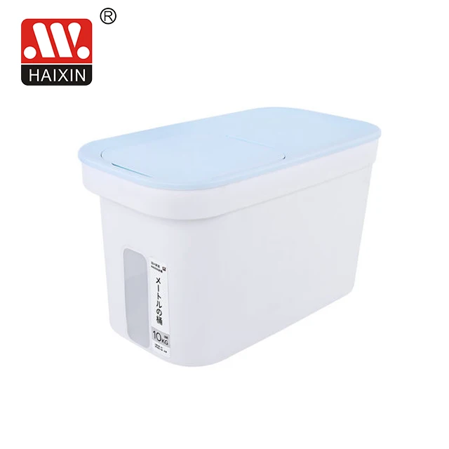 New Rice Dispenser Storage Box Container 10kg Cereals And Grain Bucket Dry Food Storage Container For Organizing Home Kitchen