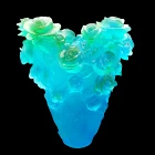Arts Crafts European Style High Grade Crystal Rose Vase Arts Crafts Interior Wedding Decor