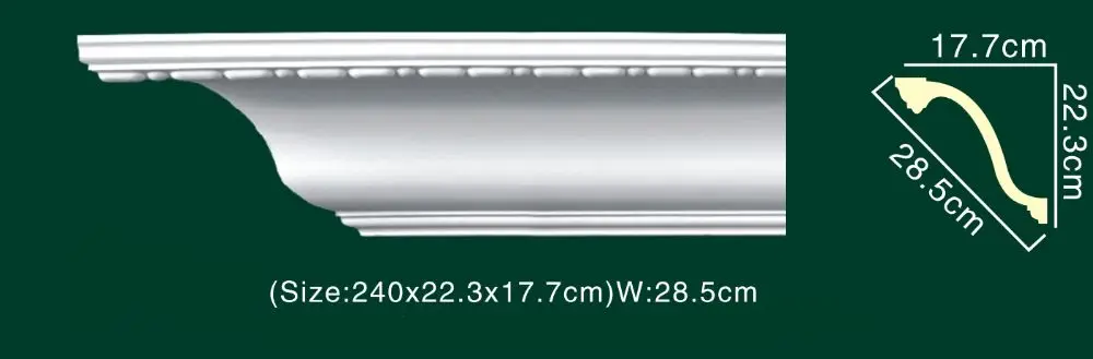 2022 Hot-sale Building Materials Decorative Moulding Cornice Of Imitated Crown Moulding
