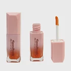 Organic Wholesale Vegetarian Organic Lip Gloss Private Label Pink Lip Gloss Tube Custom Logo Vendor