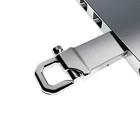 Usb 32gb Metal OEM Customized Usb Flash Drive 32gb Metal Pendrive With Carabiner Hook Usb Key Logo Multi- Color Usb Stick