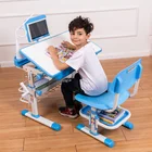 Children Popular Kid Height Adjustable Children Study Desk With Chair Study Desk And Chair Set