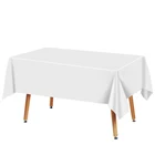 Table Cloths Birthday Cloth Factory Direct Sale Table Cloths White Party Birthday Disposable Table Cloth