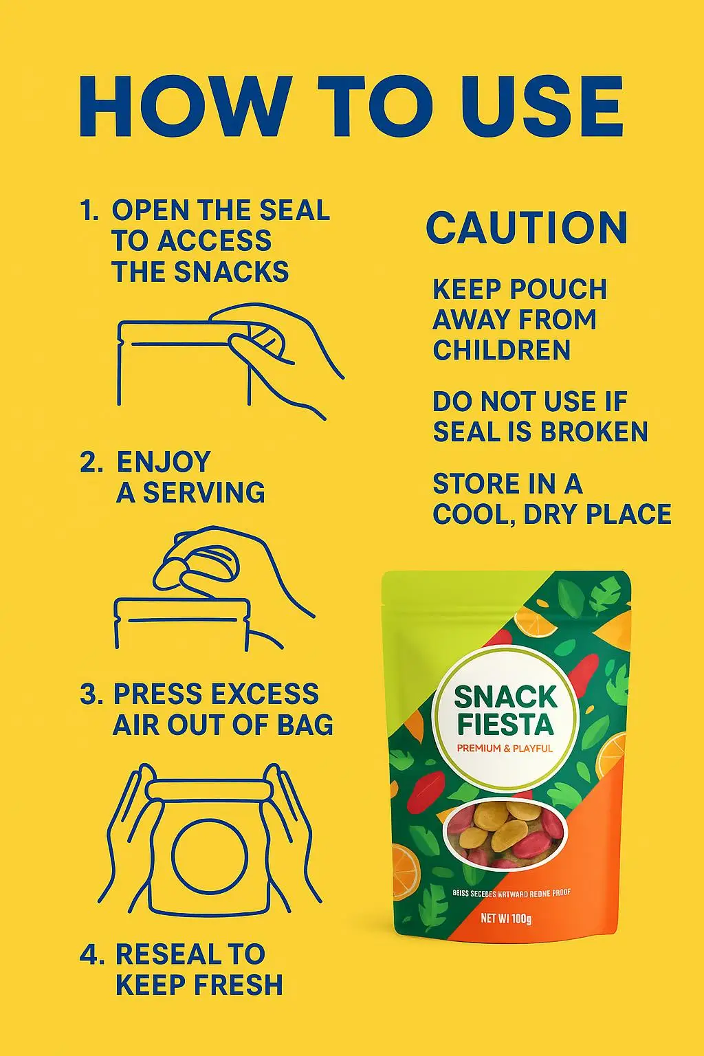 Custom Printed Moisture Proof Stand up Pouch with Resealable Zipper for Potato Chip and Snack Food Packaging - detail 9