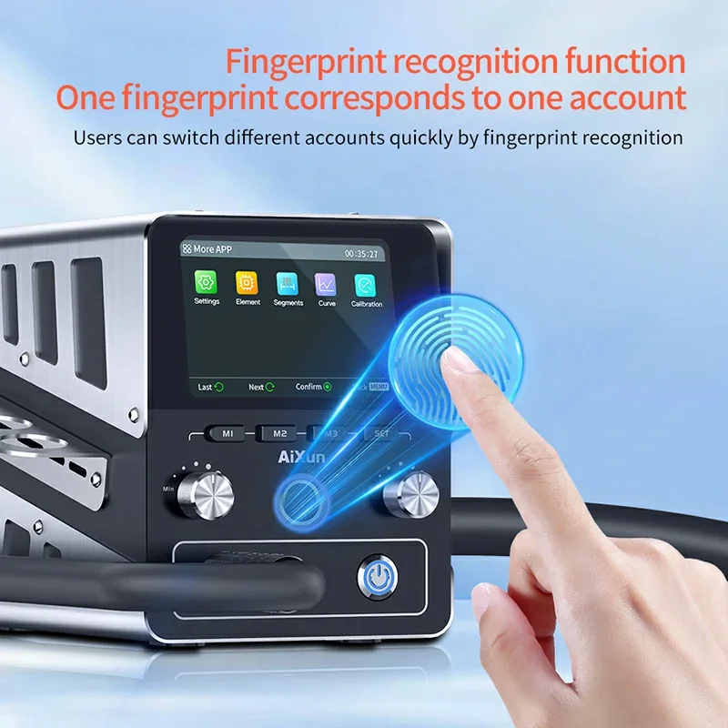 AiXun H314 High Power 1400W Smart Hot Air Heating Digital Intelligent Rework Station for SMD BGA Repair Tool Welding Station