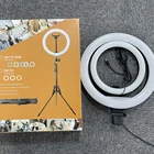 Ring Light Uegogo 6-inch 8-inch 10-inch Circle Color Ring Light Phone With Tripod Stand Kits
