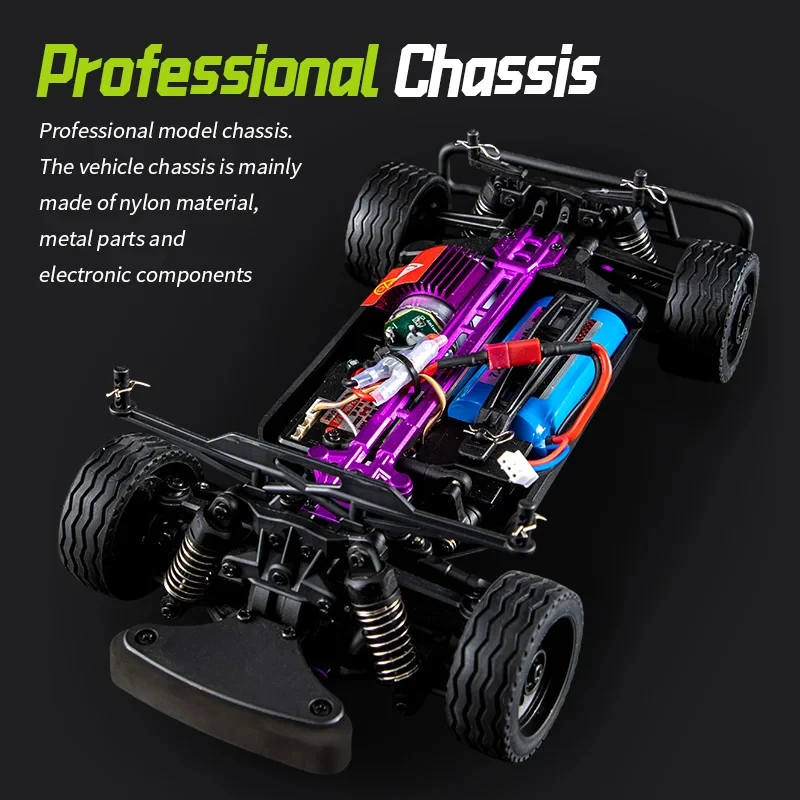 35Km/h High Speed RC Truck Toy Electric 4WD Driving Drifting Car Graffiti Remote Control Professional Sports Toys Car with Light