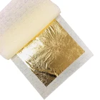 Gold Wholesale 9.33*9.33cm 23.5K Gold Foil Genuine Gold Leaf For Decoration