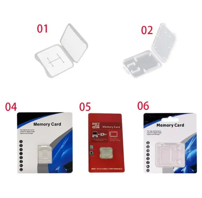 Cheapest Factory  High Speed custom logo 2gb 4gb 8gb 16gb 32gb 64gb 128gb Class10 tf Taiwan memory card With Plastic Box