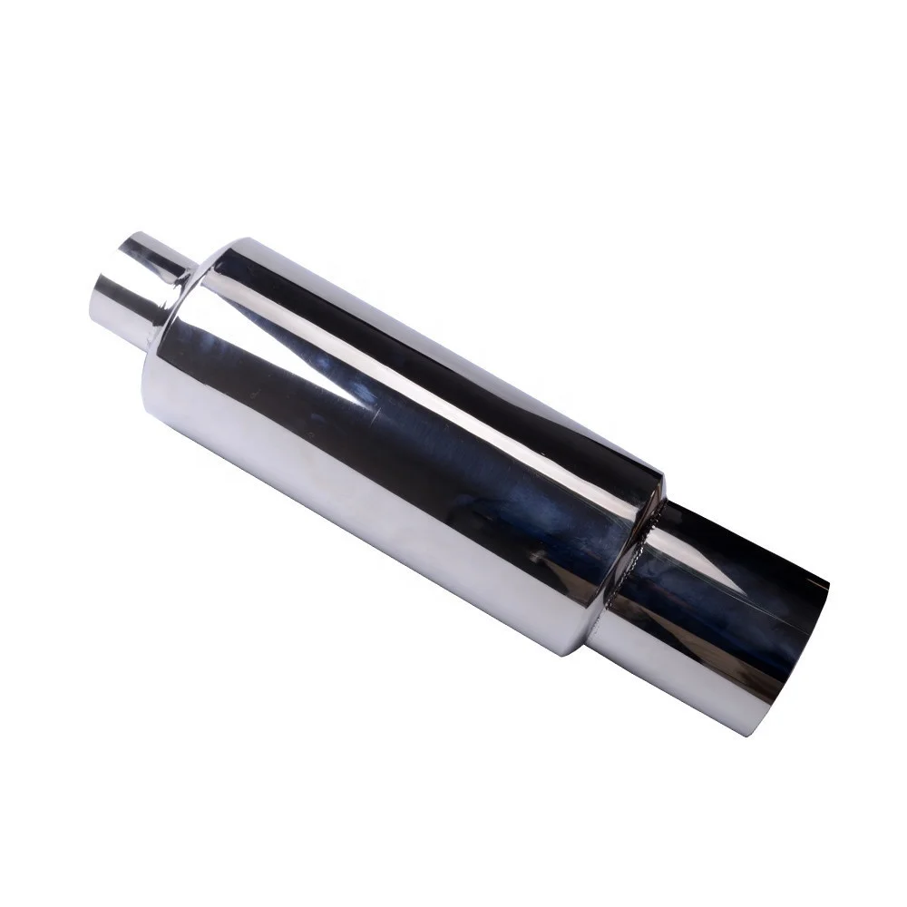 Universel Silencieux d'échappement 5" X 3" X 24" résonateur en Acier Inoxydable 304 Back Box Universel Silencieux d'échappement 5" X 3" X 24" résonateur en Acier Inoxydable 304 Back Box