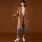 Coat Down Coat Naivee Winter High Quality New Style Woolen Camel Women Long Coat