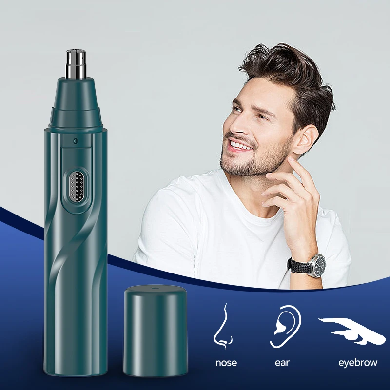Durable Rechargeable Portable Four-in-One Electric Push Shear Nose Hair Trimmer for Home Salon Car RV Use Made Quality Plastic supplier