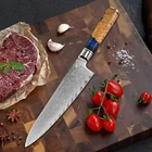 Knife New Arrival 2020 Hot Selling 8 Inch 67 Layers Damascus Resin Handle Chef Knife