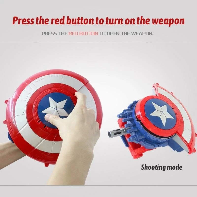Electric Water Bullet Captain Ironman Spider Man Gel Gun Blaster Toy
