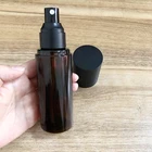 Spray 60ml 100ml 120ml 150ml Soft Touch Matte Black Plastic Mist Spray Bottle For Cosmetic