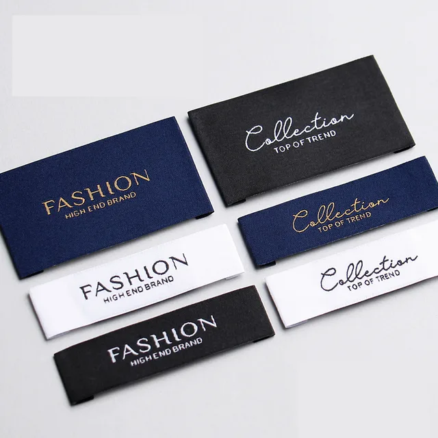 Custom woven clothing labels  Sewing Tags etiquetas tejidas para de ropa  garment Brand damask  Woven Label for clothing