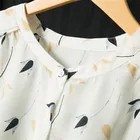 End Top High End Heavyweight Silk Shirt Women's Silk Top European New 2020 Foreign Style Shirts Custom Printing