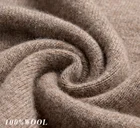 100% 100% Wool Zipper Collar Fashionable Men's Long Sleeves Sweater Supplier
