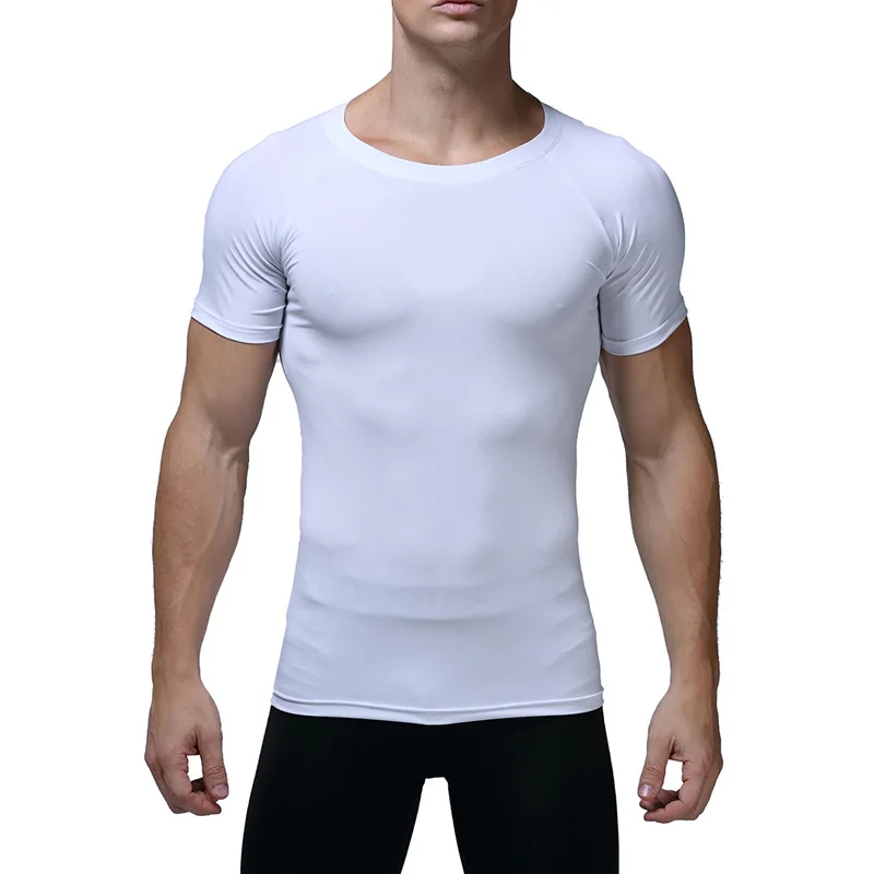 Oem Mens Tapered Plain Gym Muscle T Shirt Outdoor Basketball Running