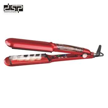 DSP High Quality Professional Hair Straightener Infrared Light Electric Power Source Aluminum Plate Type