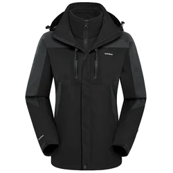 Clothing Manufacturer 3-in-1 Fleece Lining Jacket Women,Winter Mountaineering Coats Custom Windbreaker Waterproof Hiking Parka