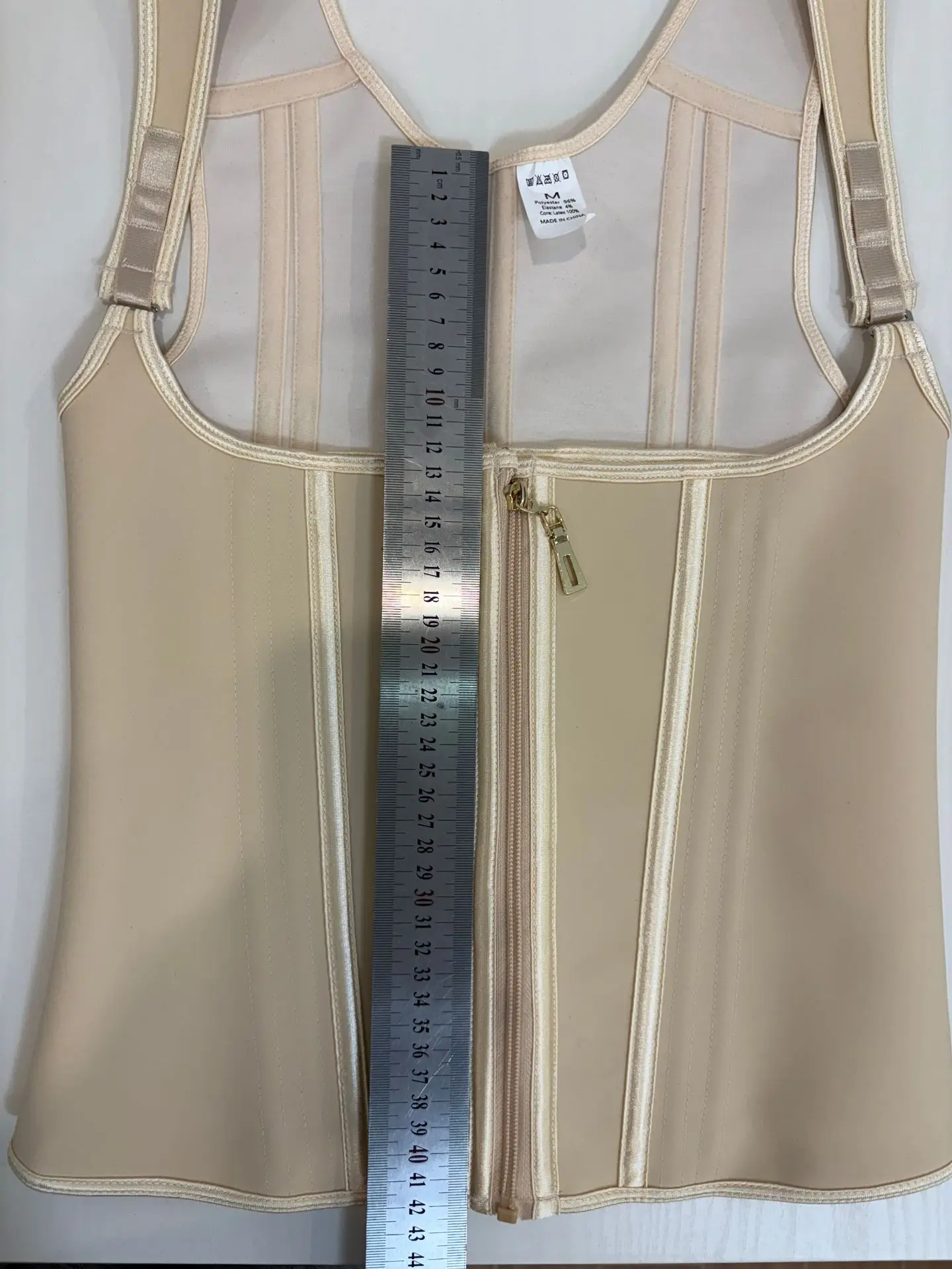 HKRXEC Open-Bust Zip-Front Waist Trainer Corset