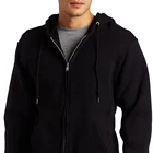 Hoodie For Men Zipped Man 100% Cotton Ribbed Cardigan Knit Custom Hoodie For Men