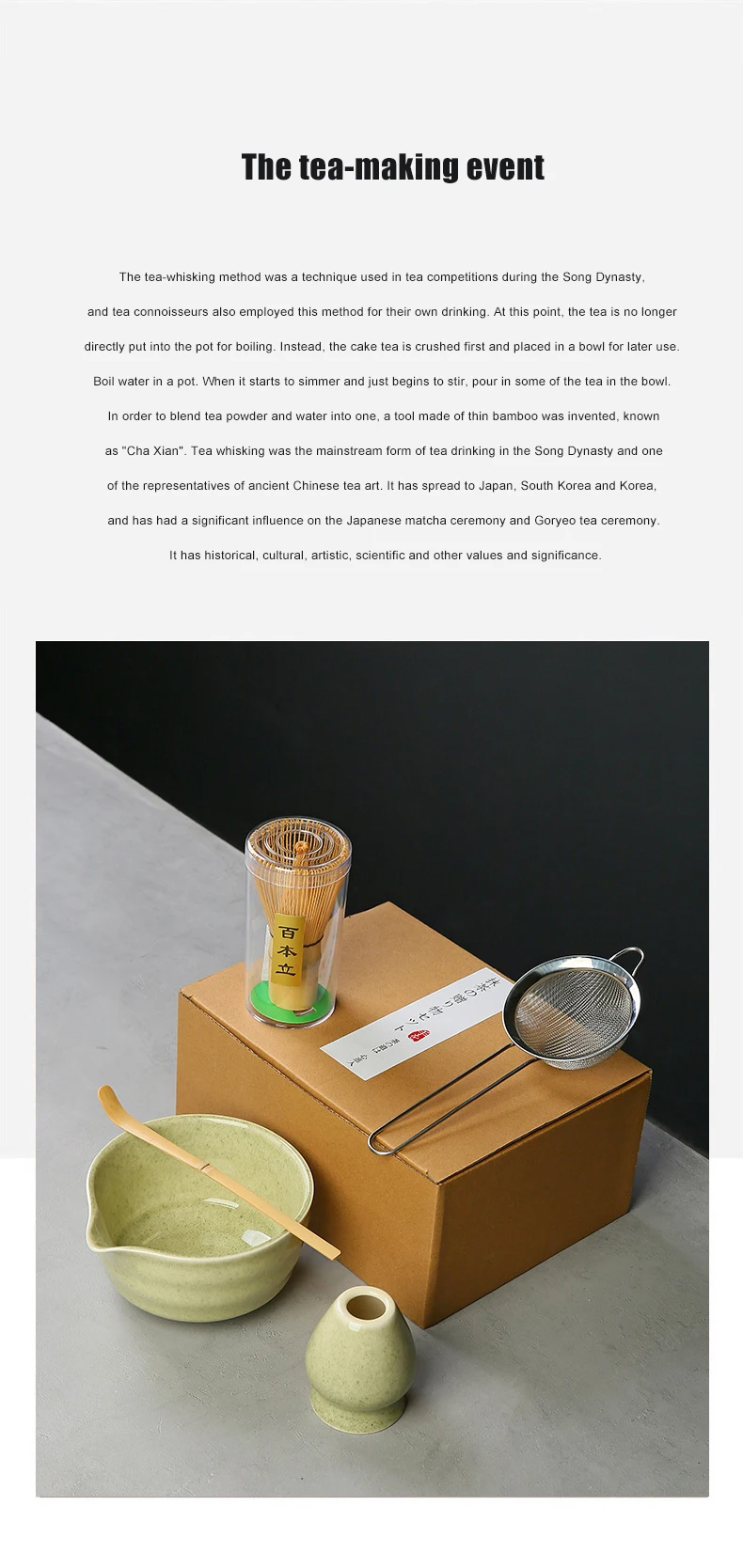 product 2025 new wholesale japanese sale bamboo whisk scoop traditional ceramic style ceramic cups set matcha bowl matcha whisk set670-5