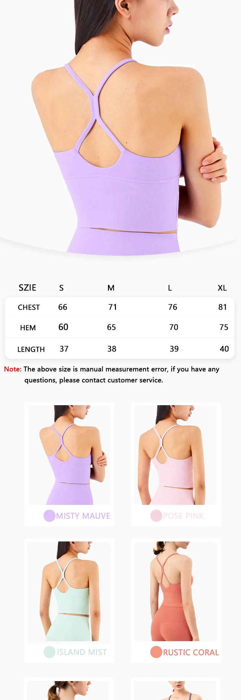 Free Samples New Lulu Colors Wirefree Removable Cups Elastase Tank Tops Style Womens Longline Sports Bra