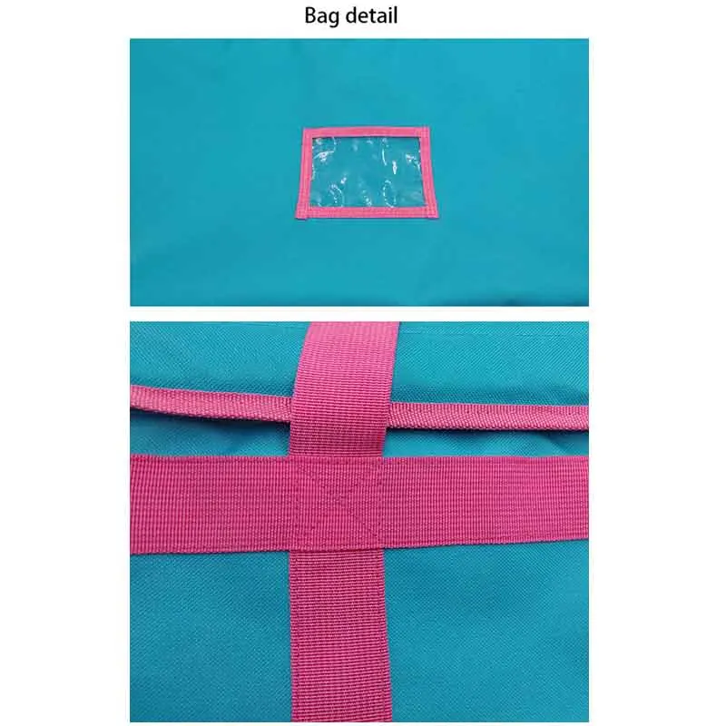 product wholesale custom portable large capacity takeaway thermal hot food bag insulated cooler bag tote pizza delivery bag-6