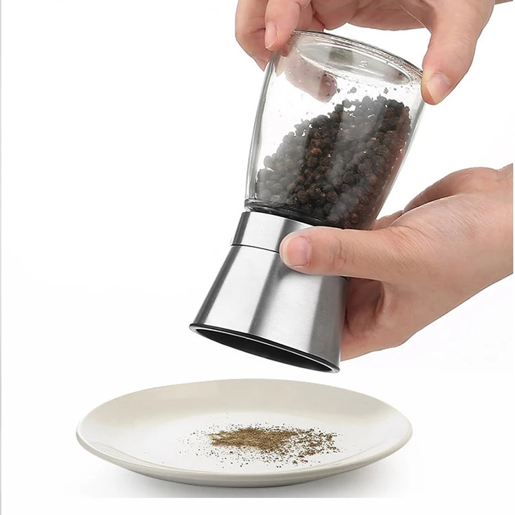 Wholesale Manual Grinder Stainless Steel Transparent Glass Sesame Cumin Grinding Bottle Buy